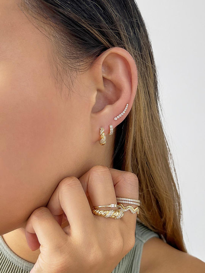 Gold Hoop Earrings - Rox Small | Ana Luisa Jewelry