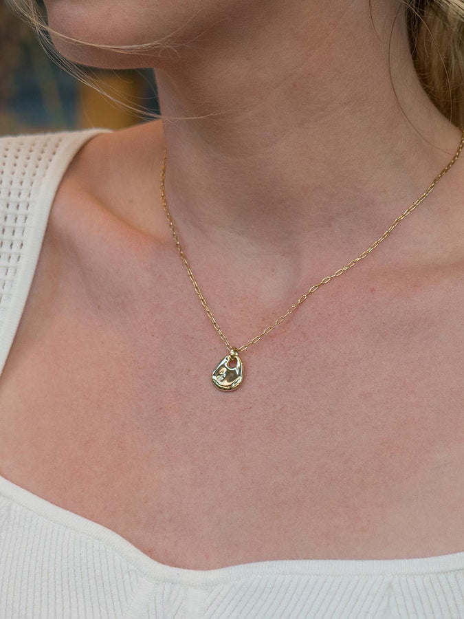 Gold Pendant - Gold Letter Charm | Ana Luisa Jewelry