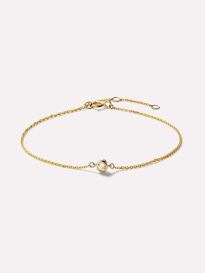 Gold Chain Bracelet - Gold Diamond Bracelet, Ana Luisa