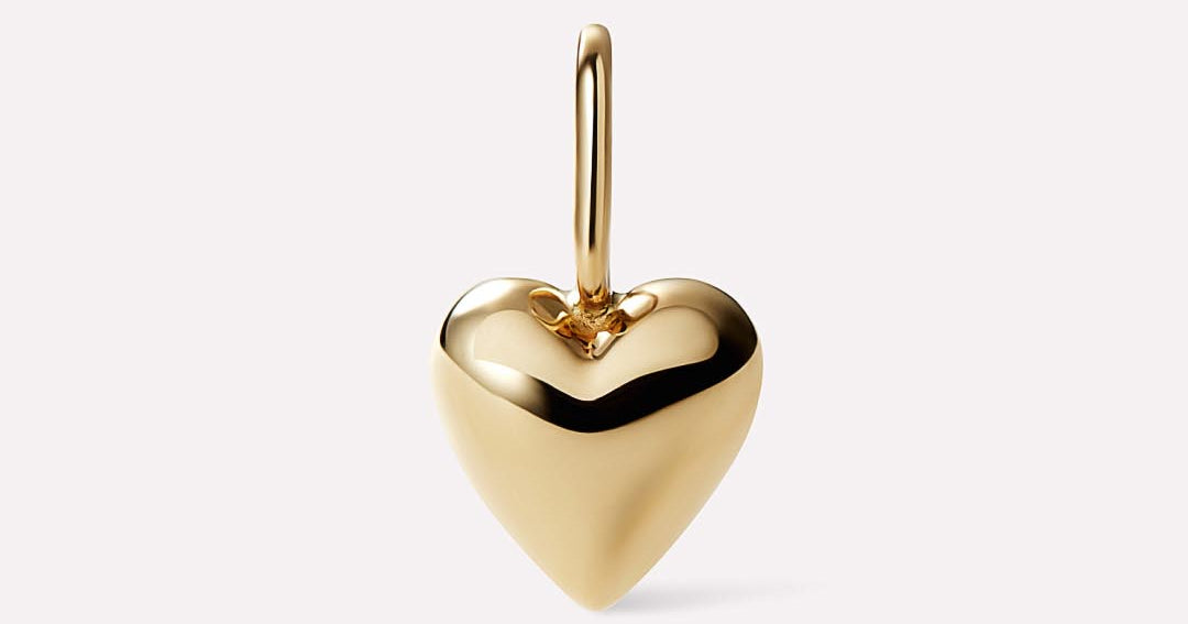 Gold Pendant - Floating Diamond Charm | Ana Luisa Jewelry