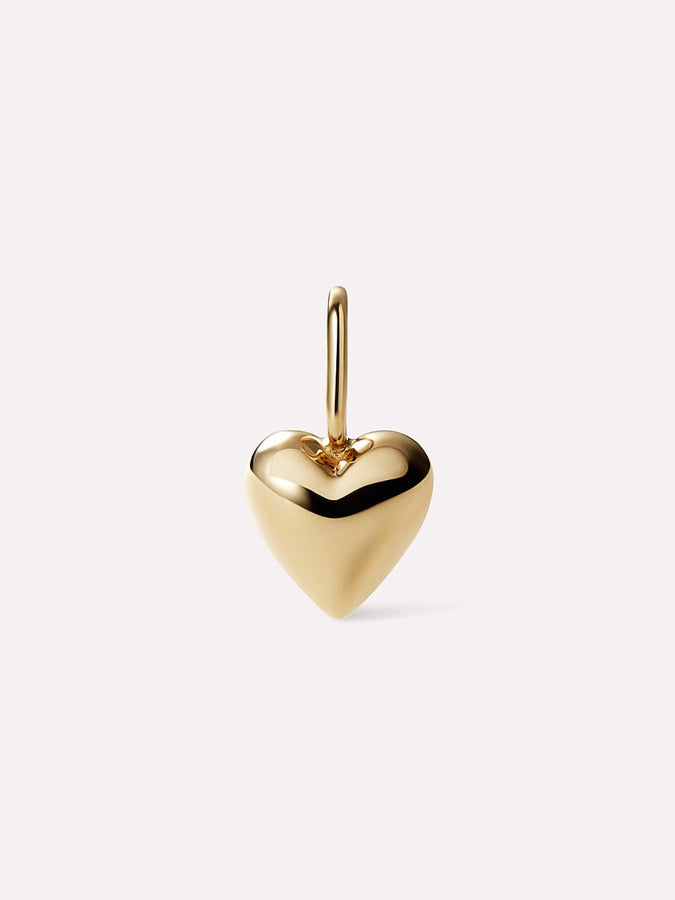 Gold Pendant - Gold Heart Charm, Ana Luisa