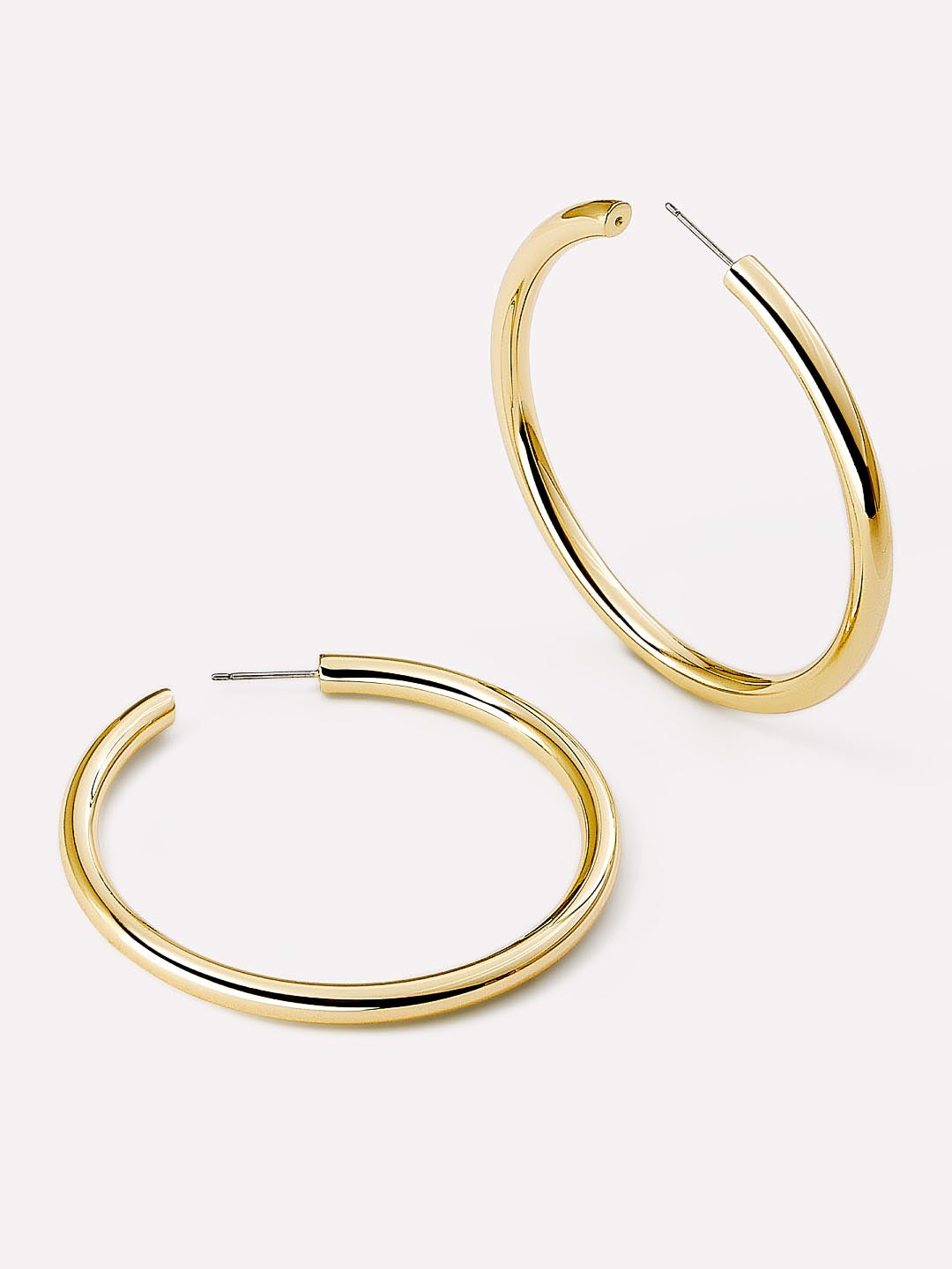Buy Small Chunky Thick Gold Hoop Earrings Mini Gold Huggie Hoops for Women  Girls at Amazon.in