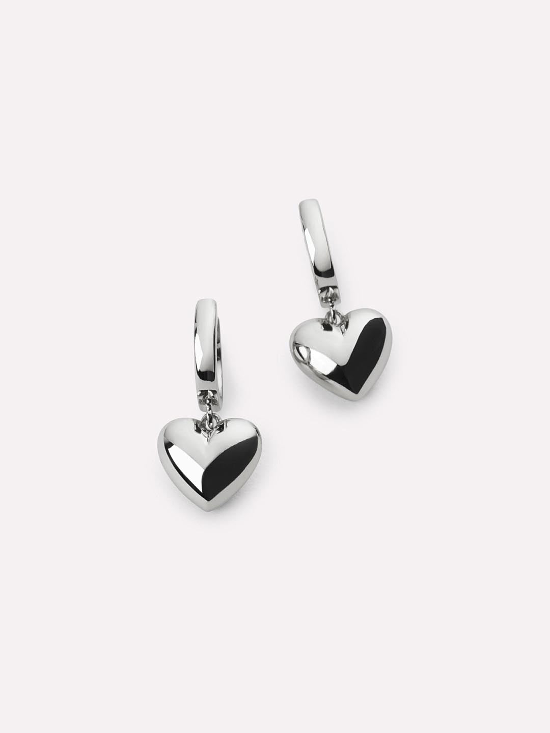 Valentines Heart Earrings, Heart Statement Earrings, Valentines Day  Earrings, Spring Earrings, Conversation Heart Earrings 