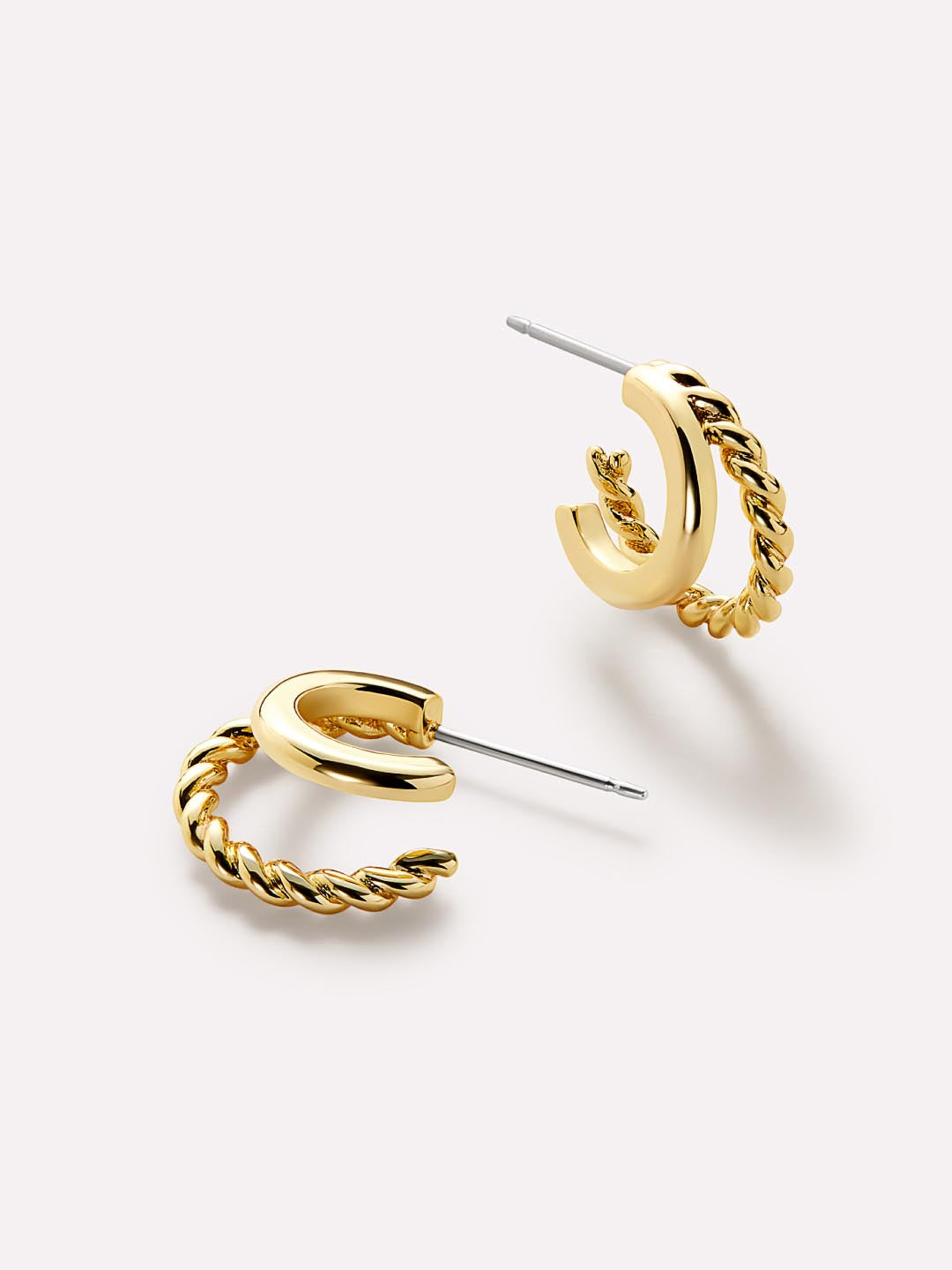 Double Hoop Earrings - Scarlett Twist | Ana Luisa | Online Jewelry Store At  Prices You\'ll Love