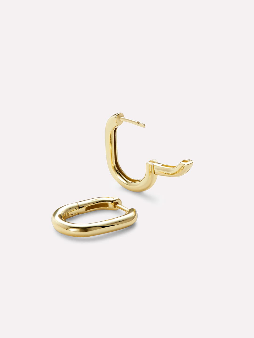 14K Gold Hoop Earrings - Mini Abby - Gold - Ana Luisa Jewelry