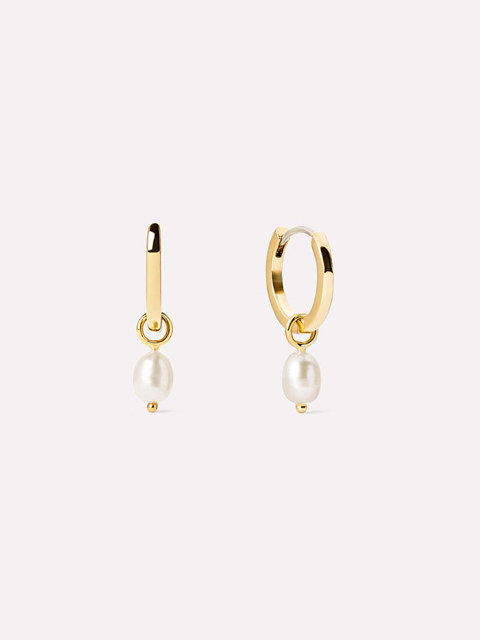 Twisted Hoop Earrings - Paris Small Pavé, Ana Luisa