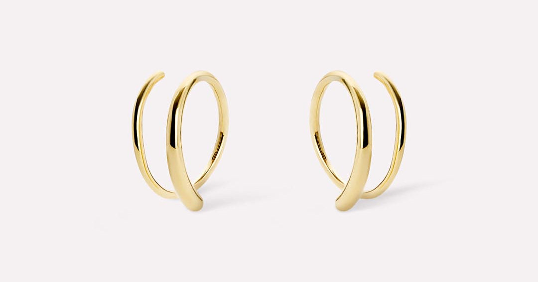 Buy Classic Round Gold Plated Huggie Hoop Earrings Online in India – The  Jewelbox