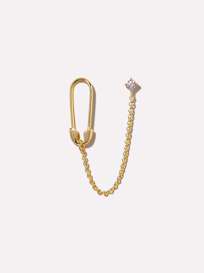 Cartier Chain Link Yellow Gold Hoop Drop Earrings – Opulent Jewelers