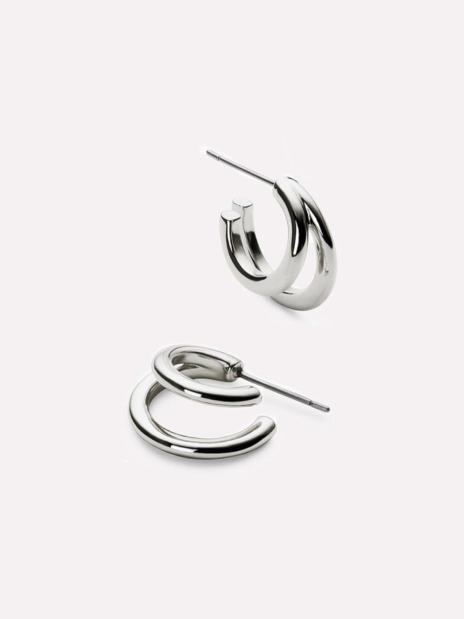 Buy INsideout Silver Hoop Earrings For Men Online - Zevar Amaze