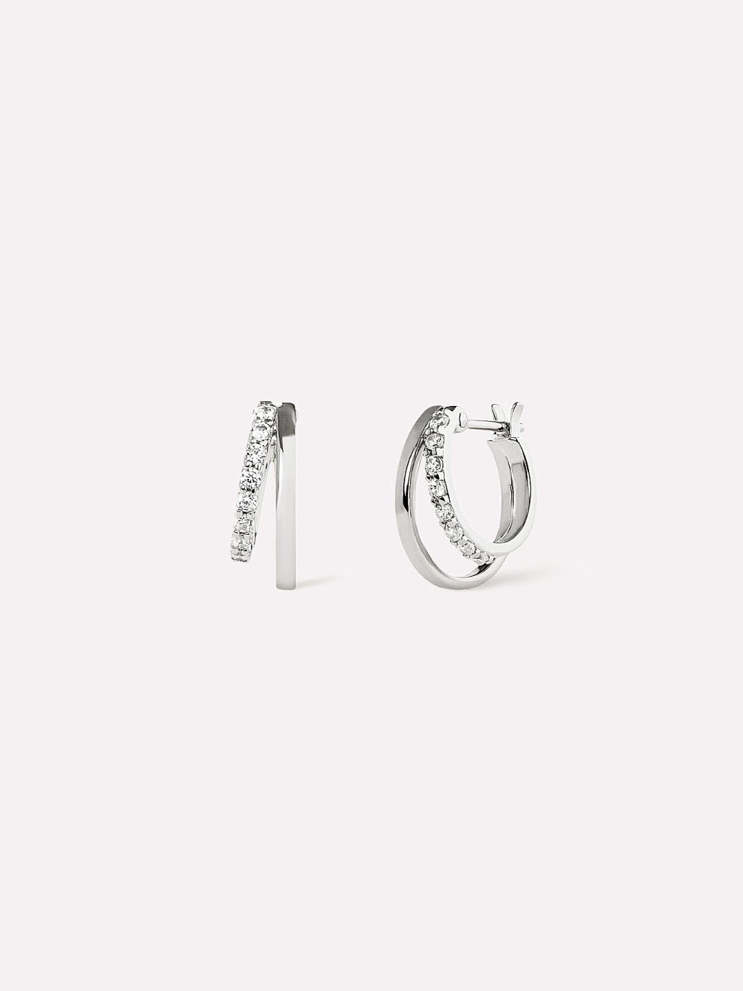 Double Hoop Earrings - Toda Silver | Ana Luisa | Online Jewelry Store At  Prices You\'ll Love