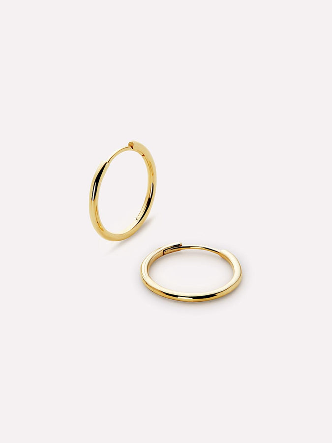 14 k Yellow Gold Small Diamond Hoop Earrings As Great Choice