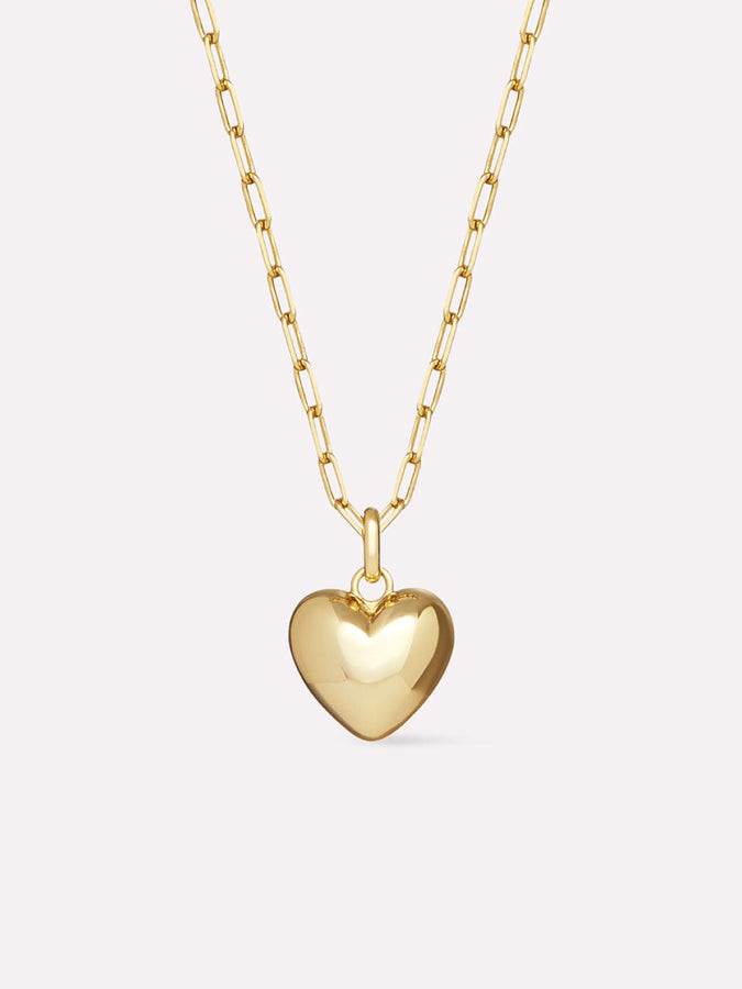Textured Heart Pendant Necklace – Bearfruit Jewelry
