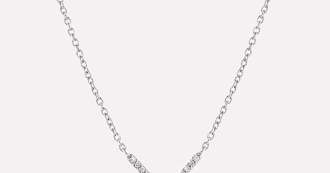 Dainty Pear Necklace, Cubic Zirconia .925 Stelring Silver Pear Zircon –  KesleyBoutique