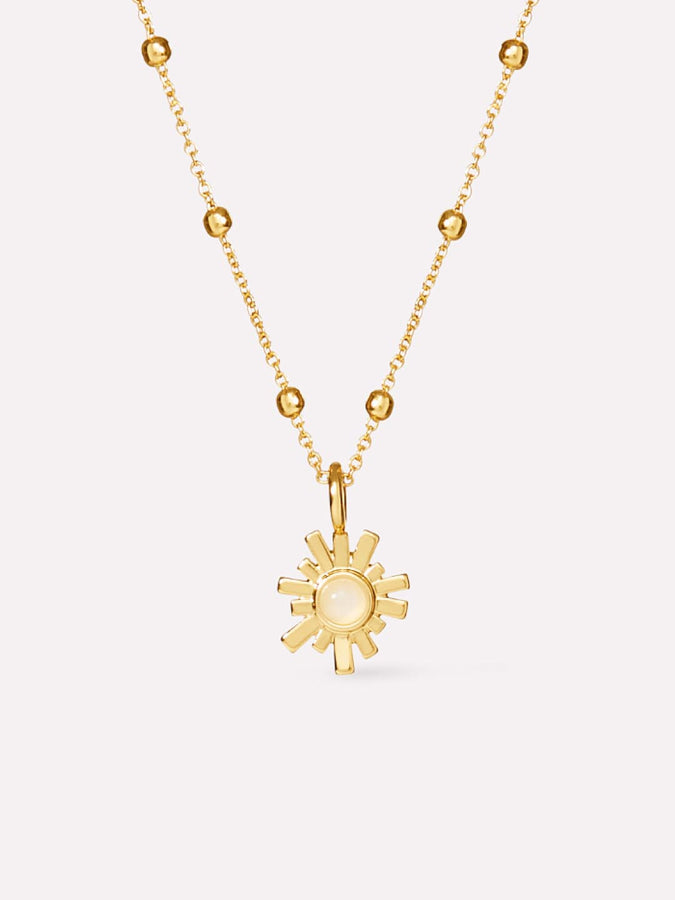 Italian Horn Necklace - Solid 14k Gold Cornicello Pendant