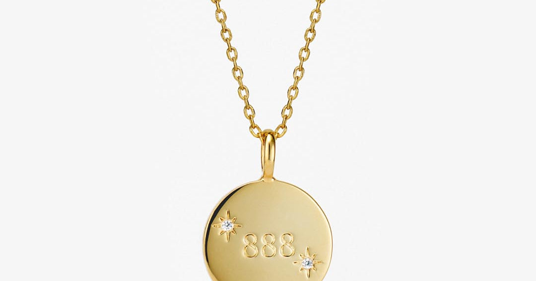 Ana Luisa Jewelry Necklaces Pendants Angel Number Necklace Ella Necklace