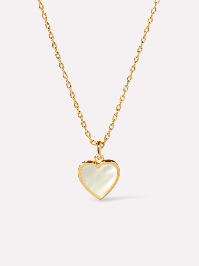 Gold Heart Necklace - Laure Mother of Pearl | Ana Luisa | Online Jewelry  Store At Prices You\'ll Love