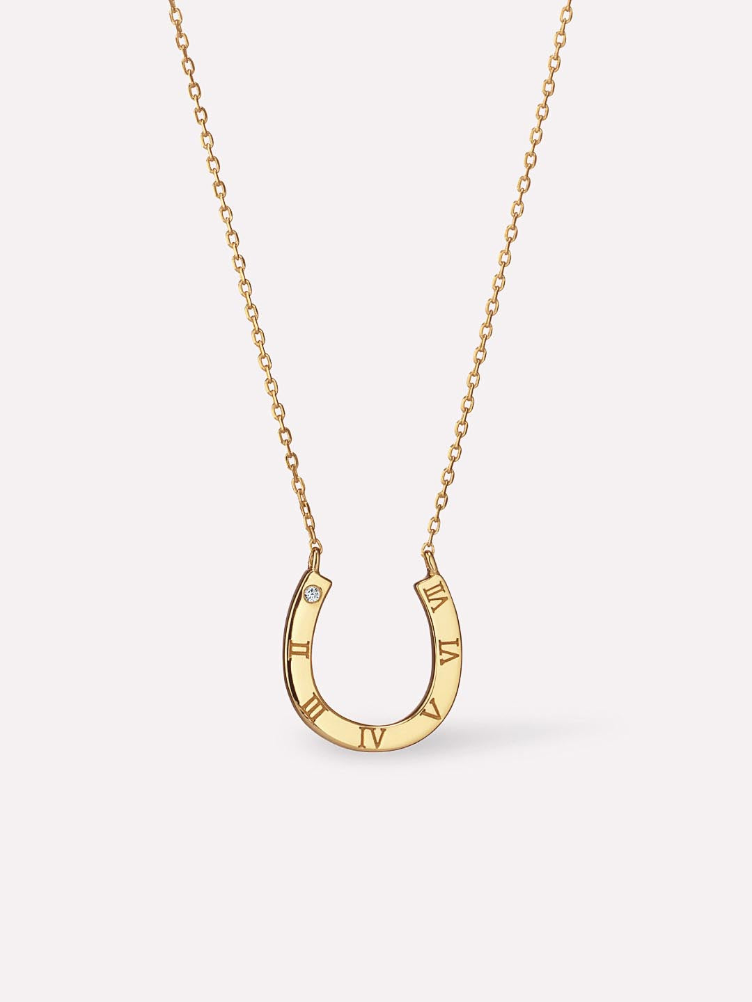 14K Gold Horseshoe Necklace - Sooyeon - Ana Luisa Jewelry