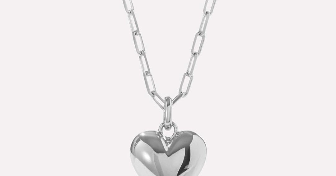 Puffed Heart Necklace - Lev Silver | Ana Luisa | Online Jewelry Store At  Prices You\'ll Love