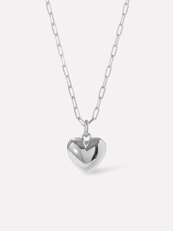 1/2 CT. T.W. Certified Diamond Heart Pendant in 14K White Gold | Zales
