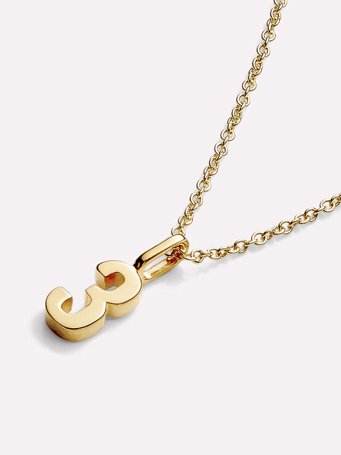 Gold Pendant - Gold Letter Charm, Ana Luisa