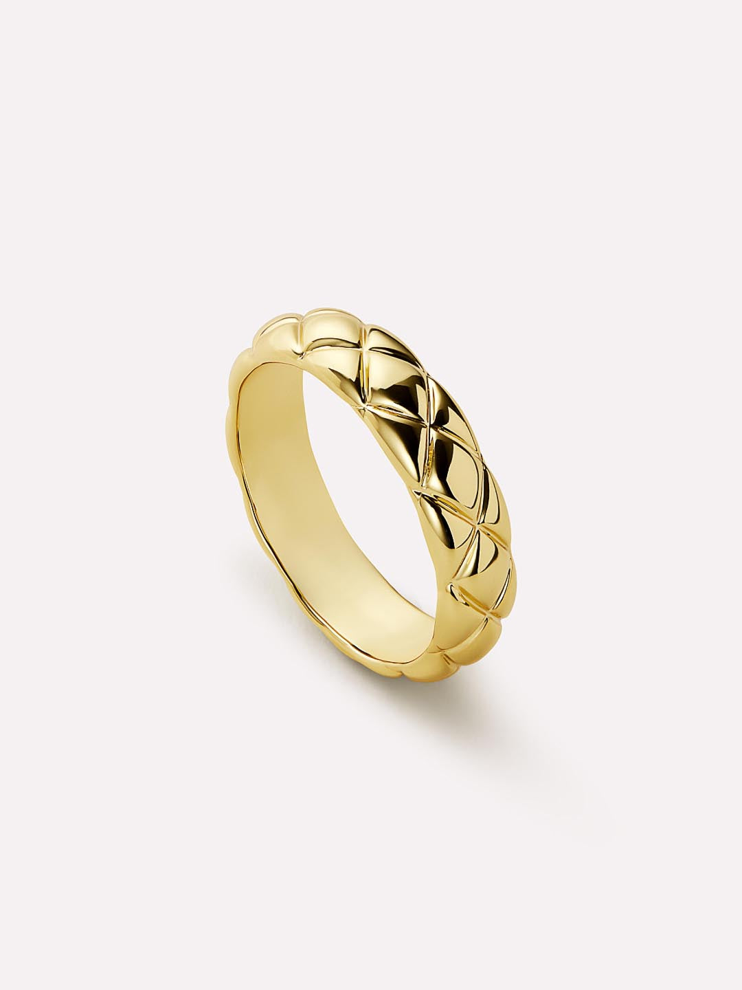 Gold Band Ring - Gold Diamond Eternity Ring, Ana Luisa