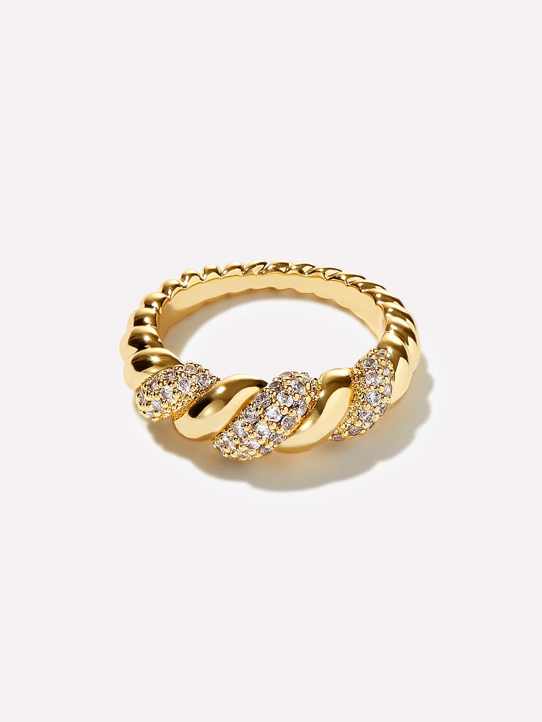 Genuine Pandora 14ct Gold Lace Botanique Statement Ring, 150182CZ, Size 52.  | eBay