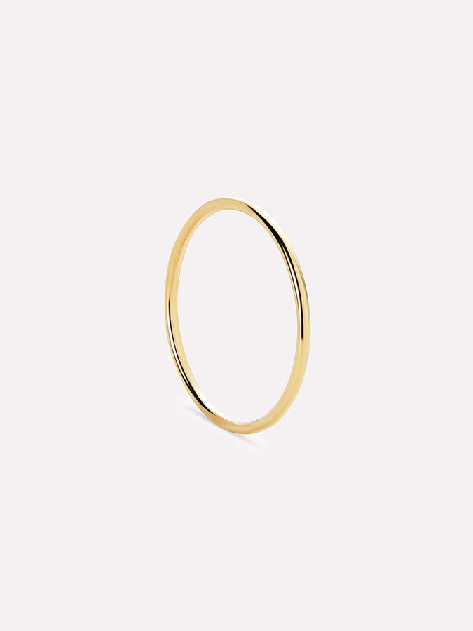 Simple Gold Band Ring Waterproof Gold Ring, 14k Gold Filled