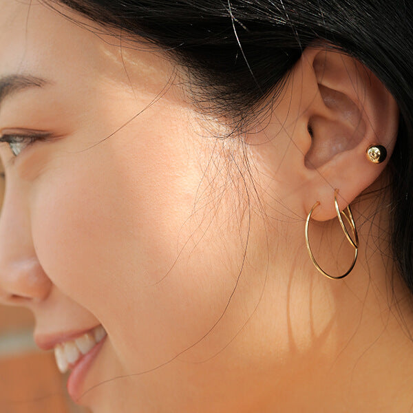 Ana Luisa Earrings Solid Gold Earrings Medium 14k Gold