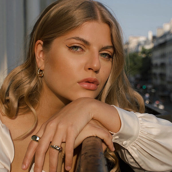 Ana Luisa Jewelry Earrings Hoop Earrings Twisted Hoop Earrings Paris Gold New1