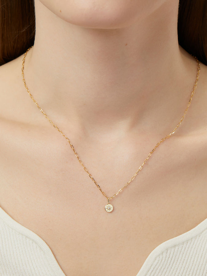 Gold Charm Necklace - Ocean | Ana Luisa Jewelry