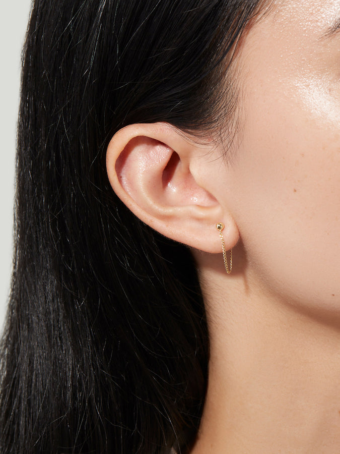 Gold Chain Earrings - Shane | Ana Luisa Jewelry