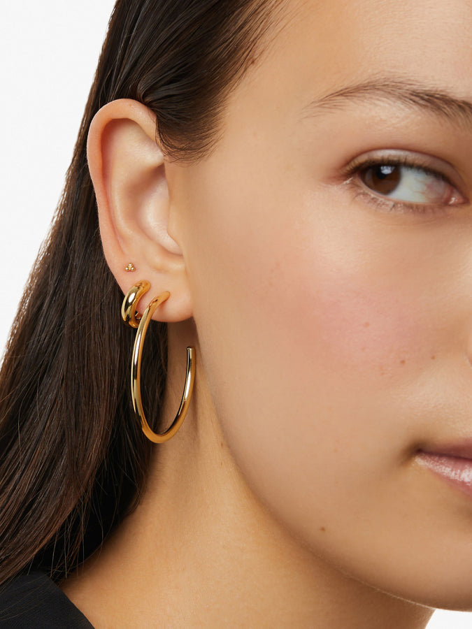 Classic Large Hoop Earrings | Sterling Silver Earrings | Missoma