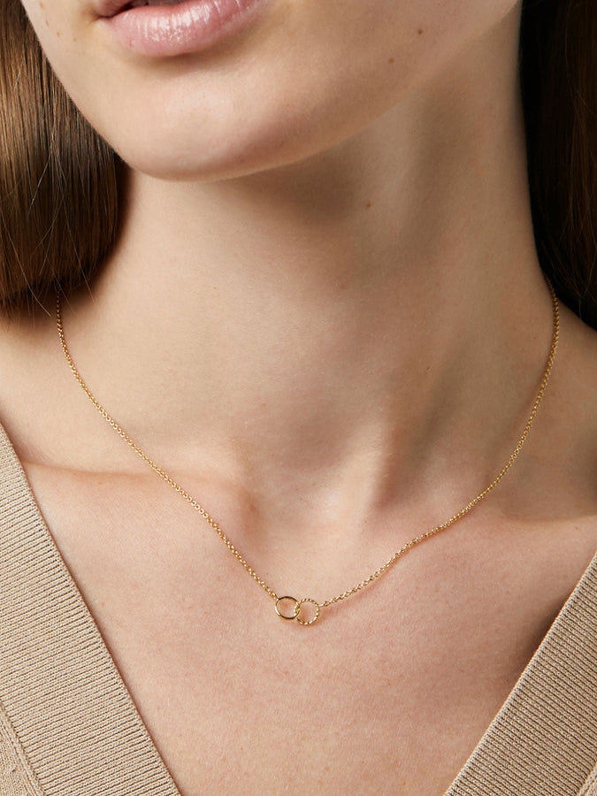 Solid Gold Dainty Gold Necklace - Gold Chain Necklace - Ana Luisa Jewelry