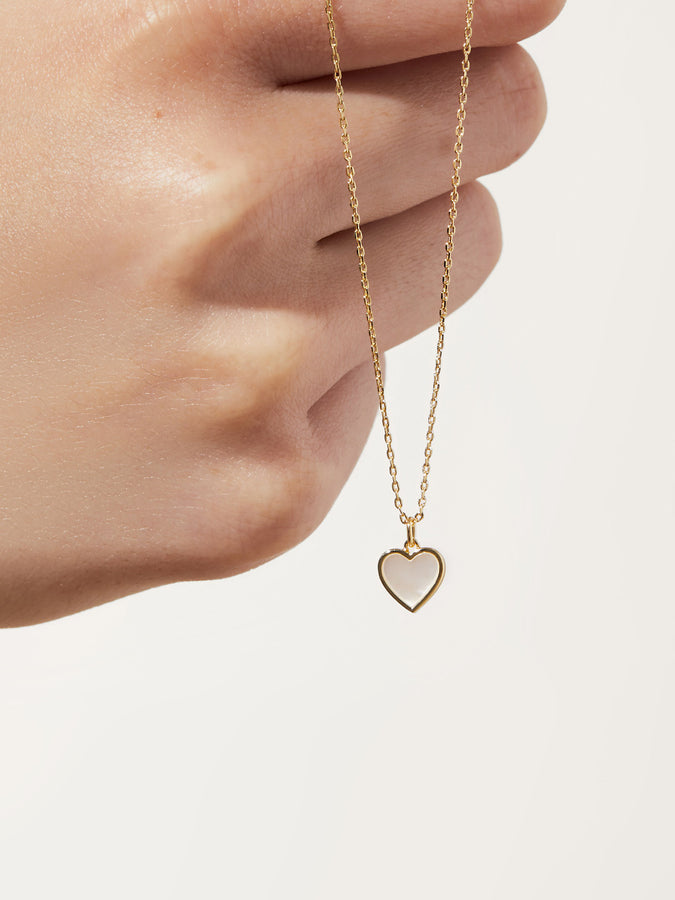 Gold Heart Necklace - Laure Mother of Pearl | Ana Luisa | Online Jewelry  Store At Prices You\'ll Love