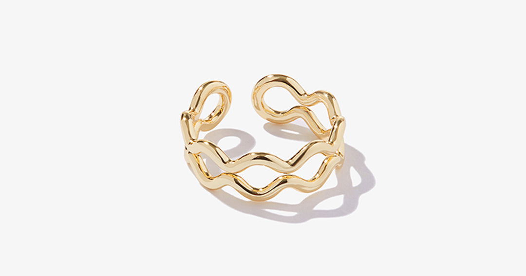 Futura Jewelry Endure Belt Ring, Gold, Women's, 6, Rings