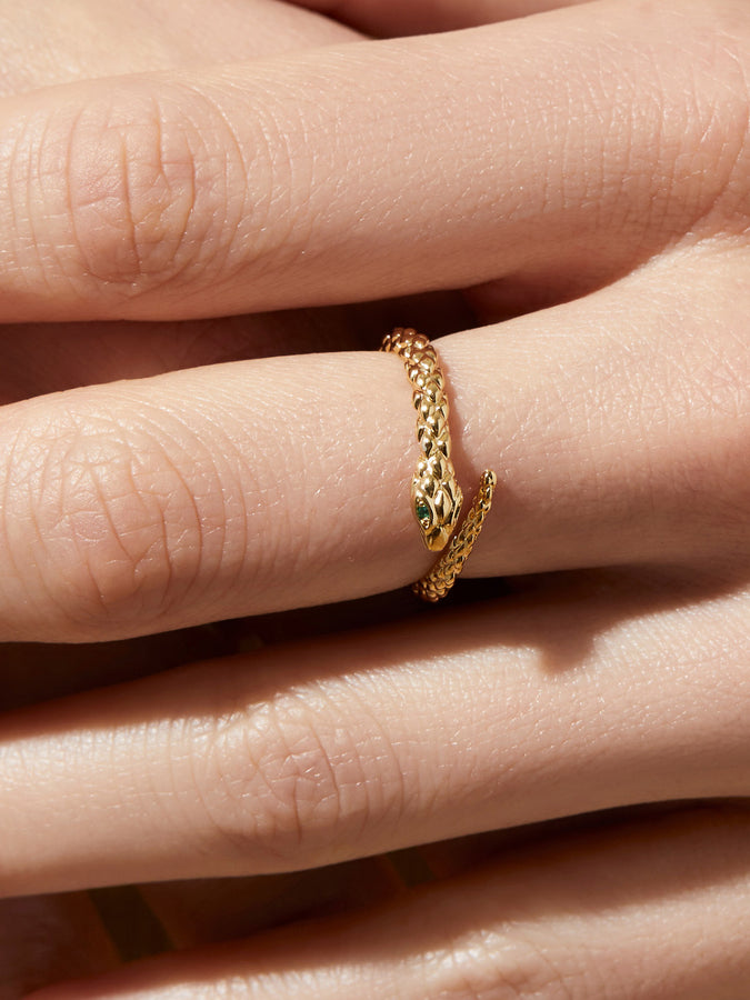 Gold Chain Ring - Shiso | Ana Luisa Jewelry