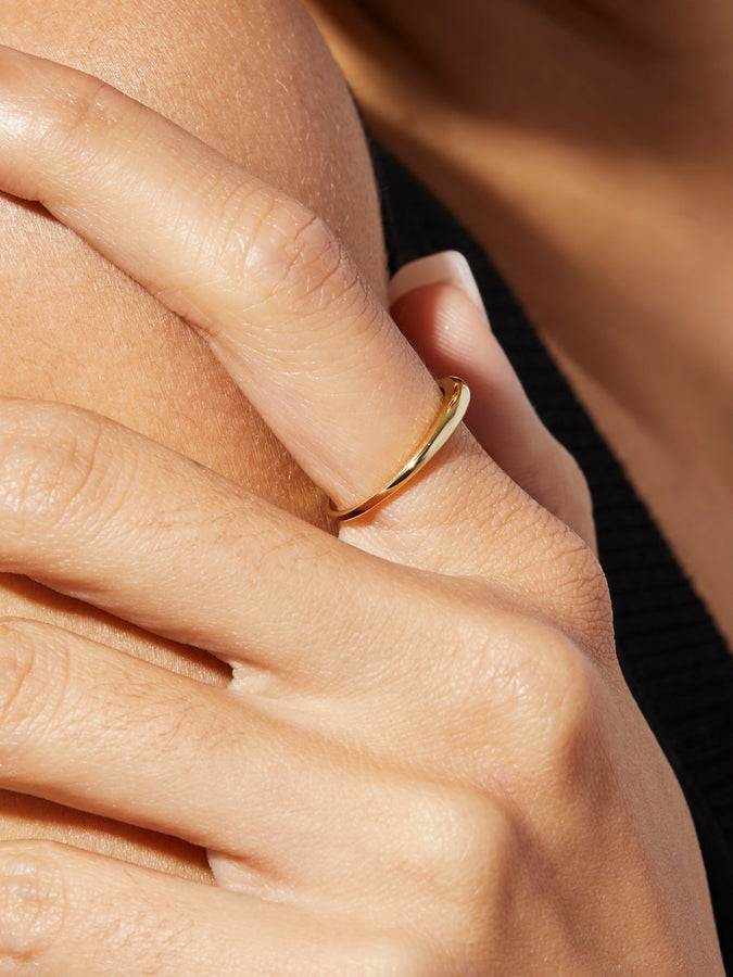 Gold Chain Ring - Shiso | Ana Luisa Jewelry