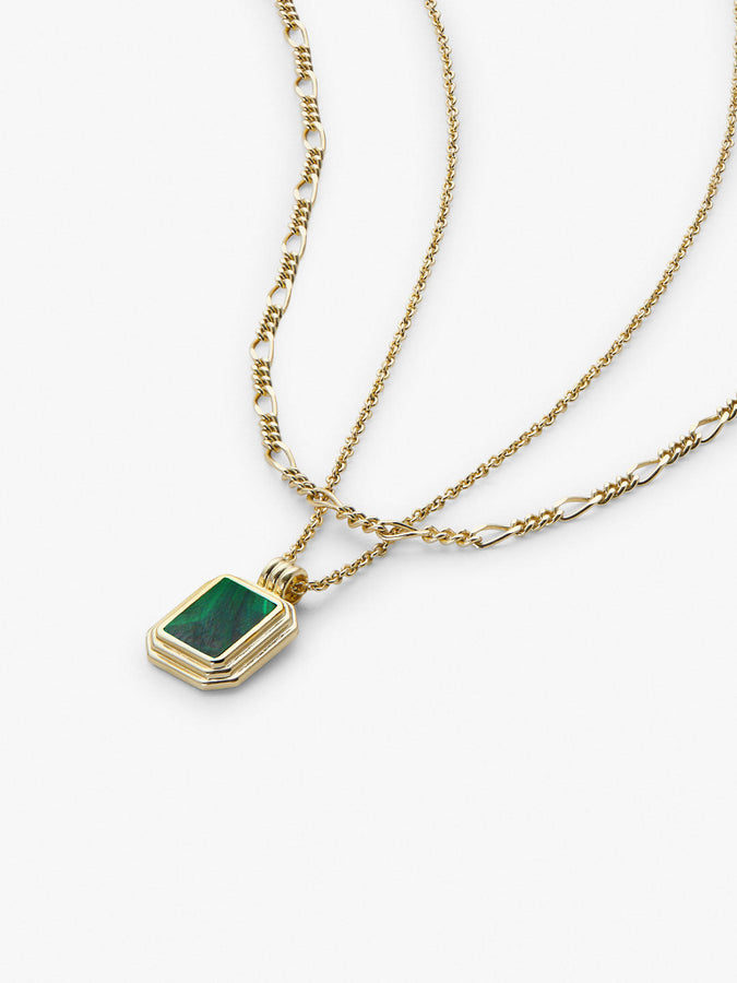 LV Green Mint Candy Layering Necklace