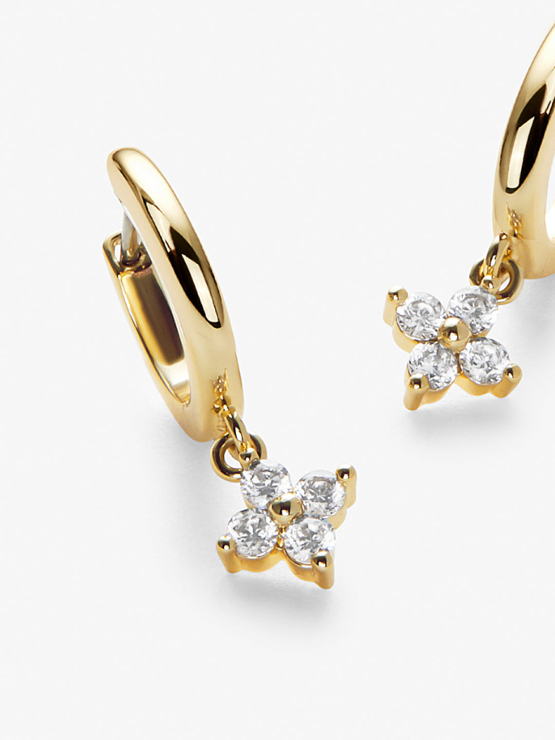 Gold Huggie Hoop Earrings - Angela | Ana Luisa Jewelry