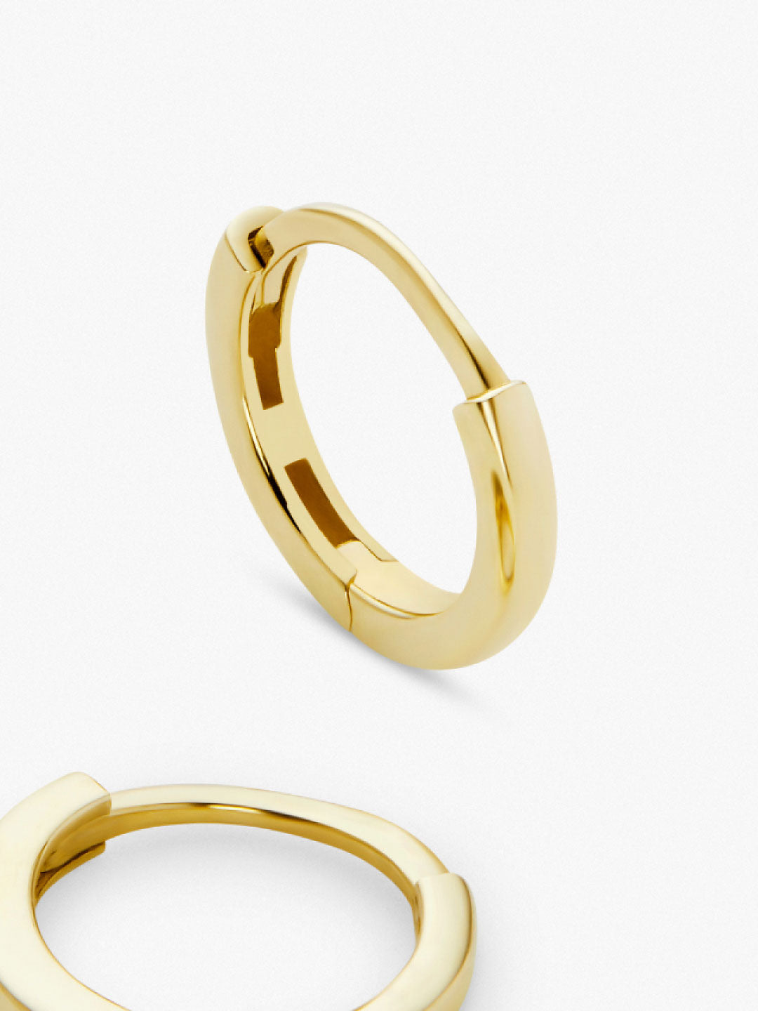 Gold Huggie Hoop Earrings - Gold Huggie Hoops | Ana Luisa Jewelry