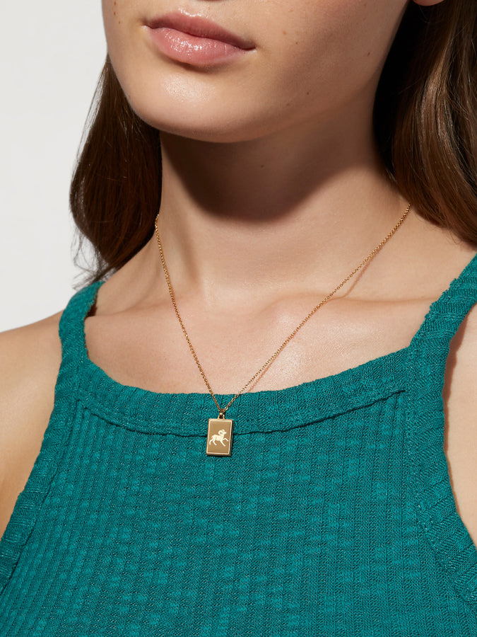 14K Gold Initial Necklace - Letter Necklace - Ana Luisa Jewelry