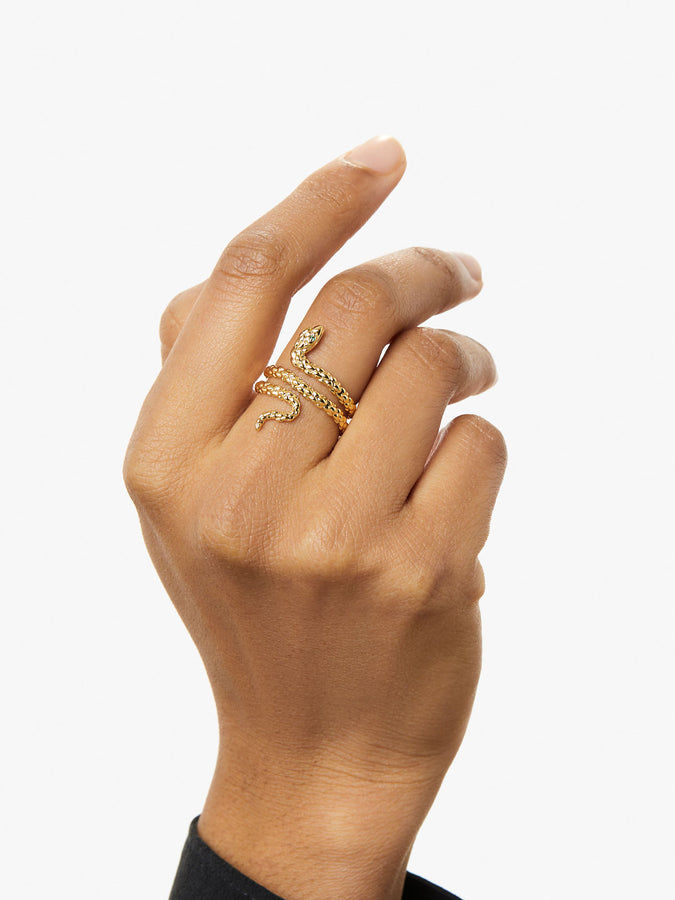 Gold Snake Ring - Petra | Ana Luisa | Online Jewelry Store At Prices You\'ll  Love