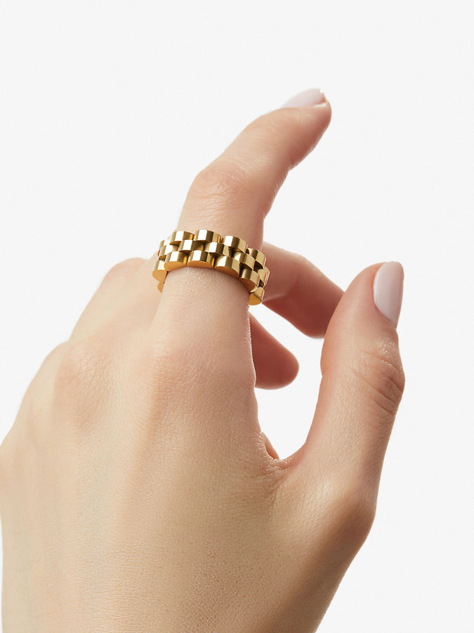 Open Gold Ring - Hailey | Ana Luisa Jewelry