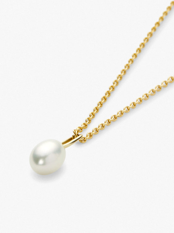 Gold Pendant - Gold Pearl Charm | Ana Luisa Jewelry