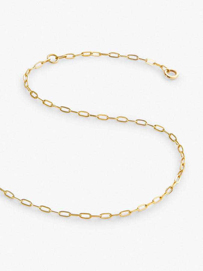 Solid Gold Dainty Gold Necklace - Gold Chain Necklace - Ana Luisa Jewelry