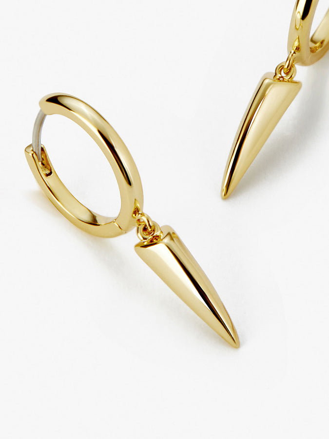 Gold Huggie Hoop Earrings - Marlow