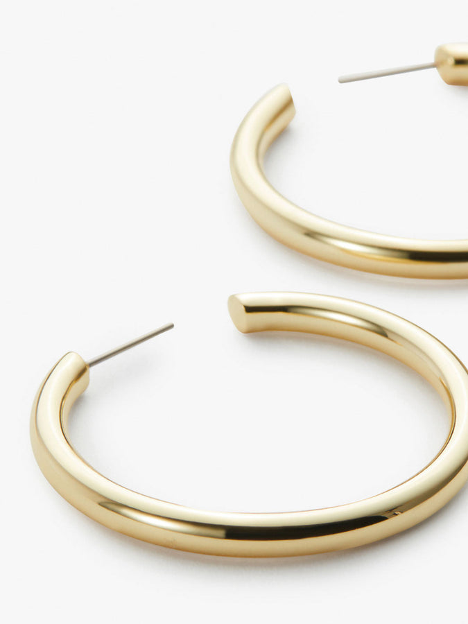 Hoop Earrings - Tia Medium Gold