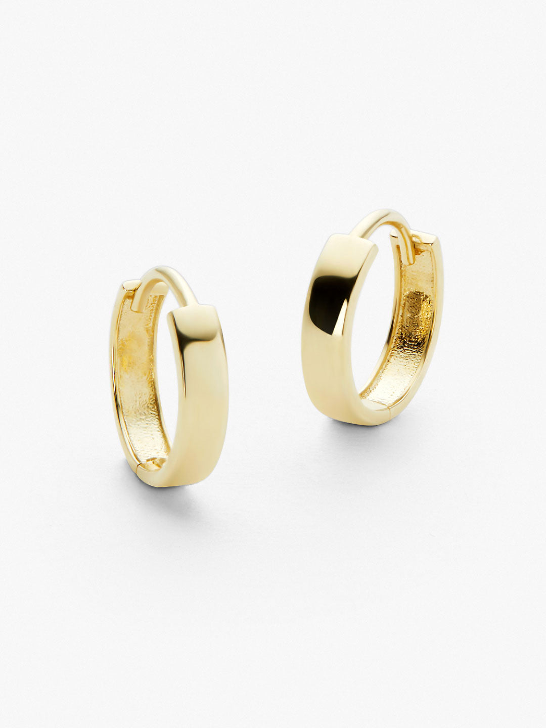 Gold Huggie Hoop Earrings - Gold Bold Hoops | Ana Luisa Jewelry