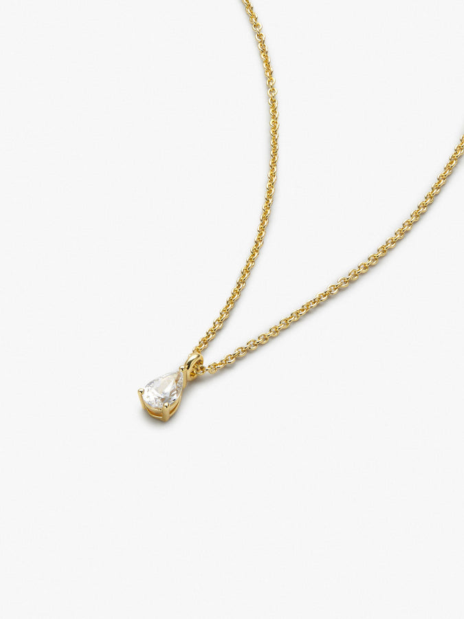 Gold Pendant - Floating Diamond Charm, Ana Luisa