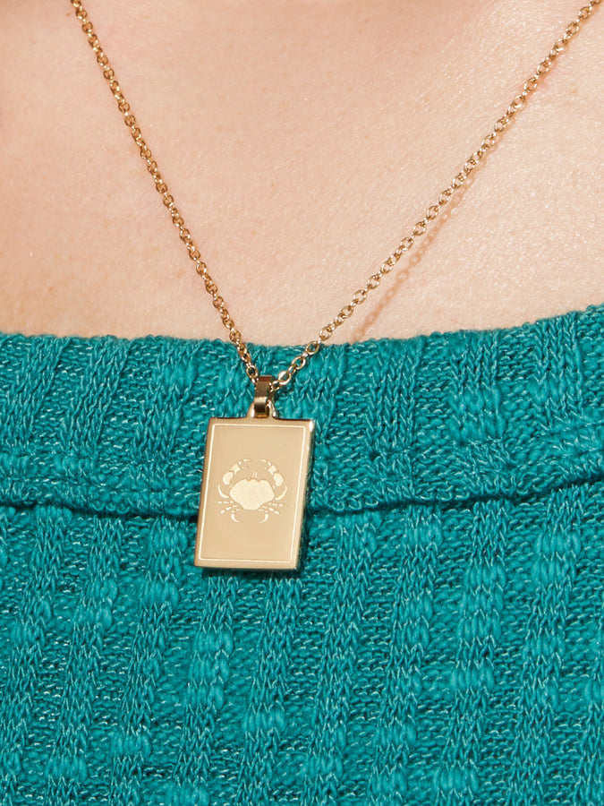 Cancer Zodiac Necklace — House of Terrance